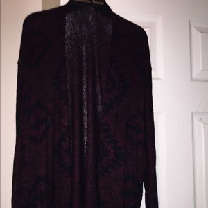 Sexy dark red sweater